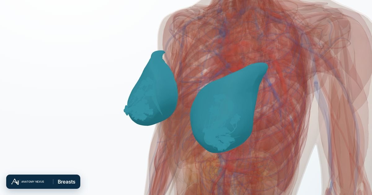 3D model of the Breasts in the Anatomy Nexus anatomy atlas