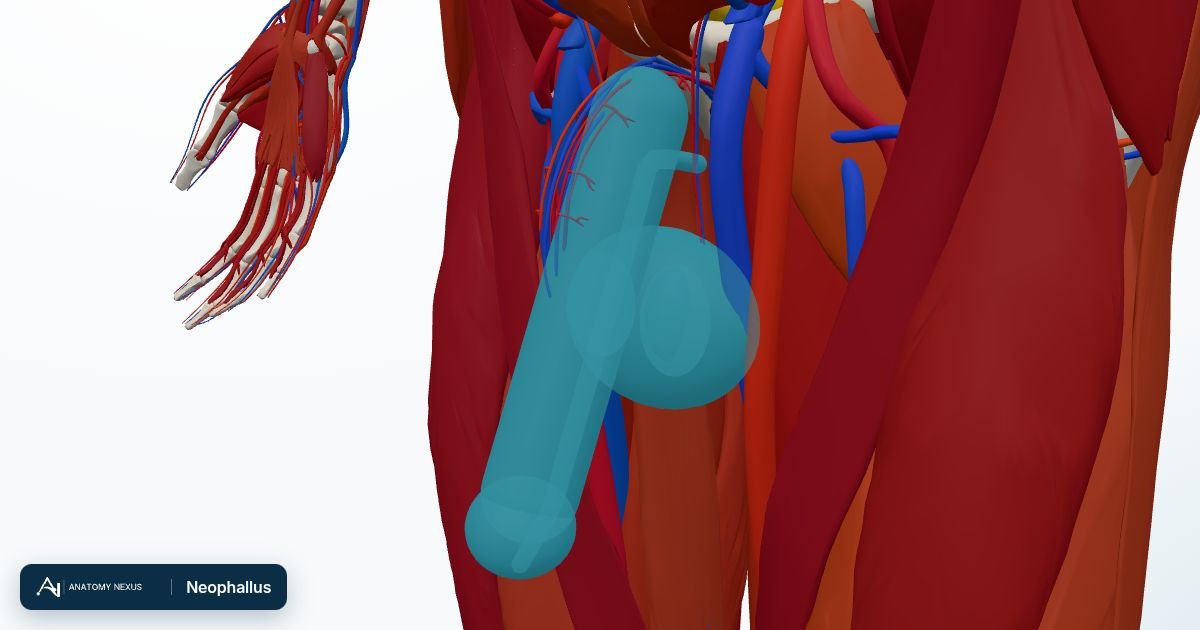 3D model of the Neophallus in the Anatomy Nexus anatomy atlas