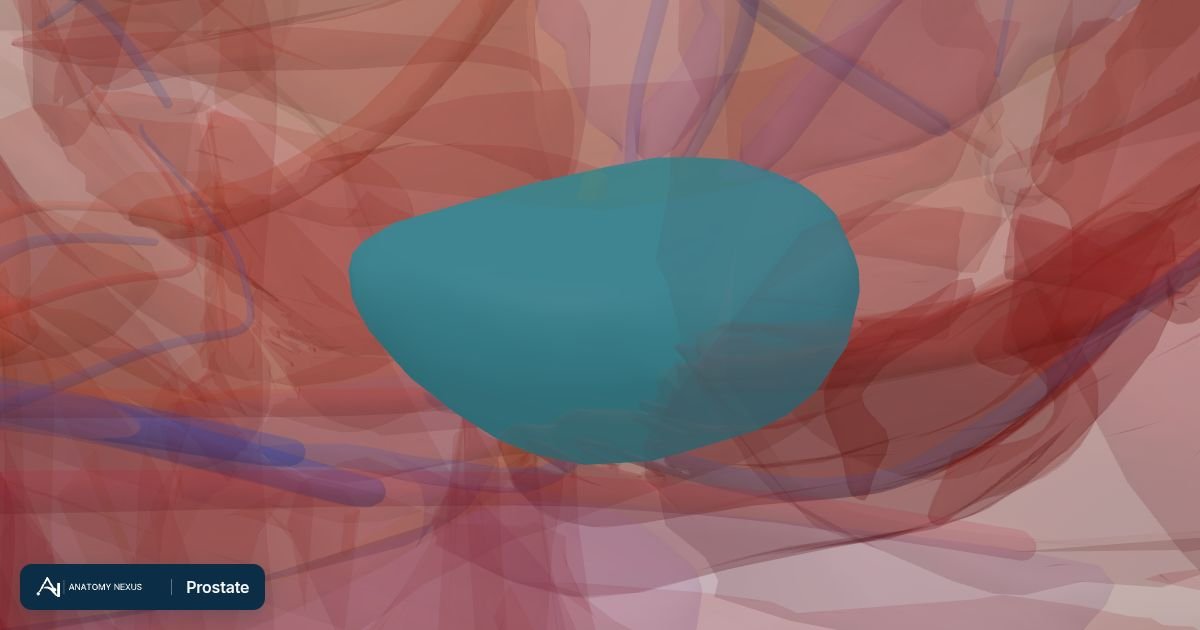 3D model of the Prostate in the Anatomy Nexus anatomy atlas