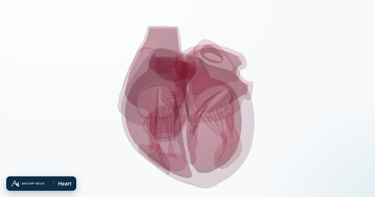 3D model of the Heart in the Anatomy Nexus anatomy atlas