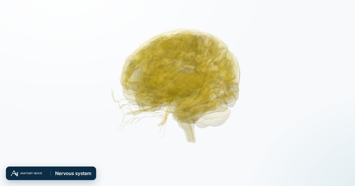 3D model of the Nervous system in the Anatomy Nexus anatomy atlas